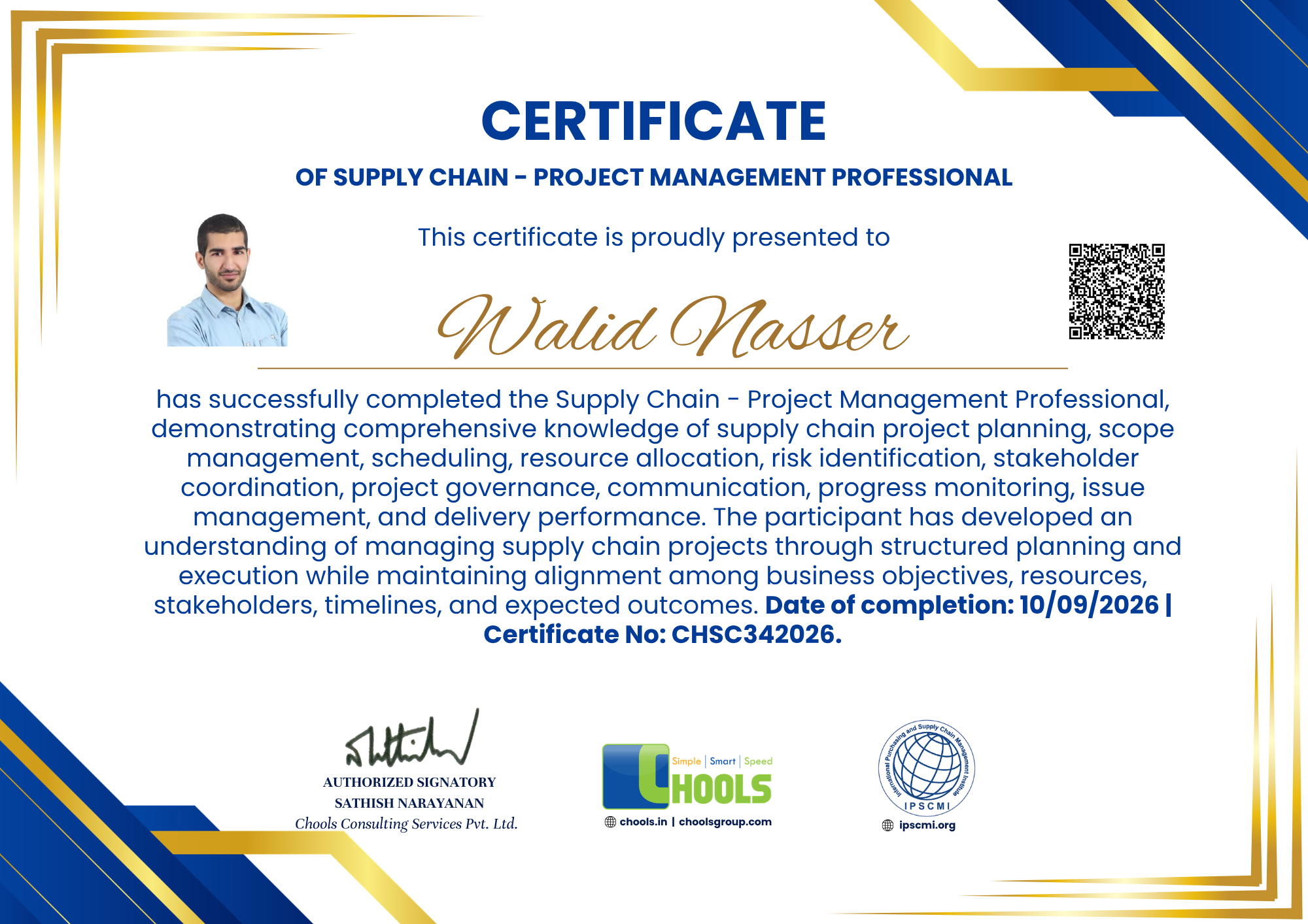 Emerging Business Program Certificate